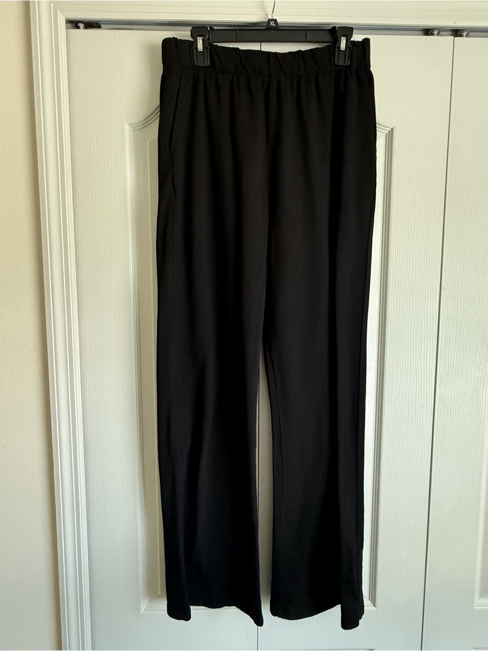 TALENTLESS Black Straight-Leg Elastic-Waist Pants